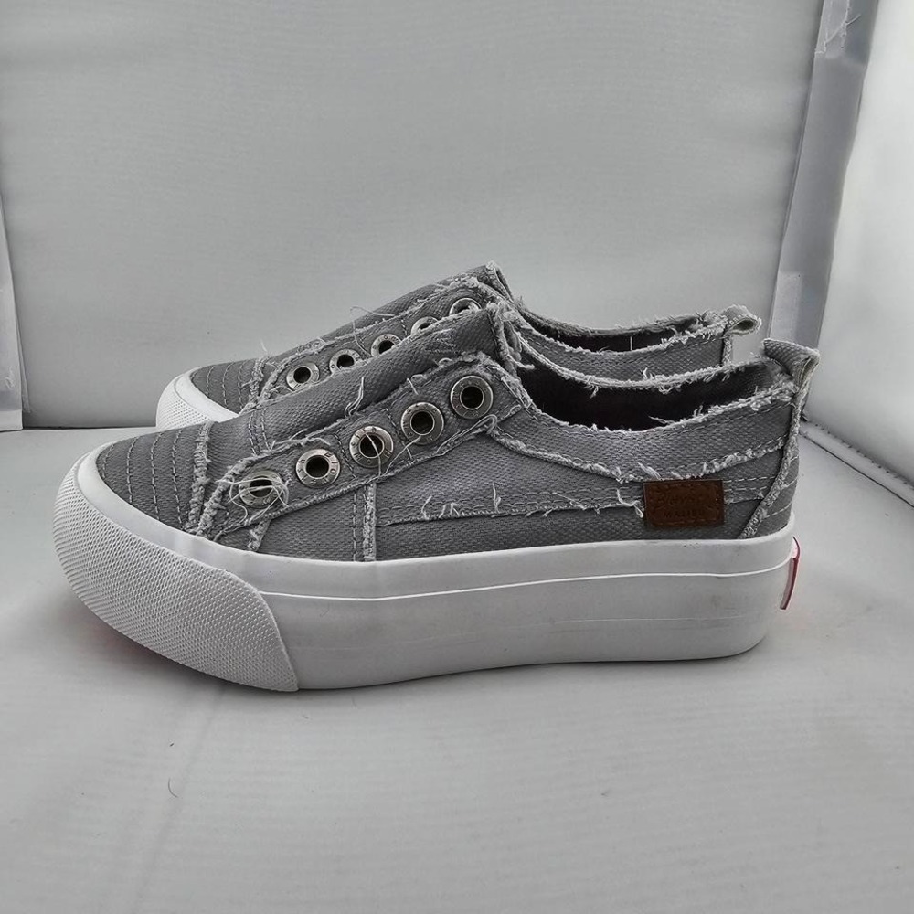 Blowfish Malibu Lunar Smoked 3982 Platform Sneakers Slide-in Kids 12 New W/O Box